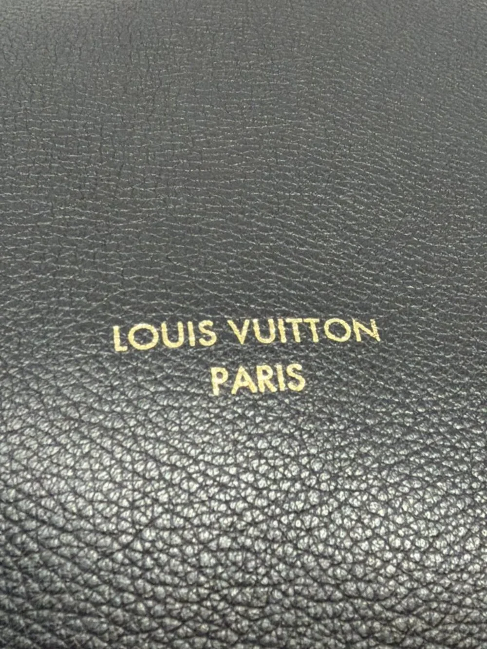Louis Vuitton-Black leather Low Key Hobo Bag- 100% Authentic